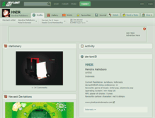 Tablet Screenshot of hndr.deviantart.com