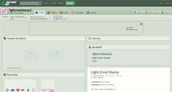 Desktop Screenshot of lightcreststamp2.deviantart.com
