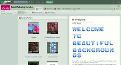 Desktop Screenshot of beautifulbackgrounds.deviantart.com