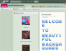 Tablet Screenshot of beautifulbackgrounds.deviantart.com