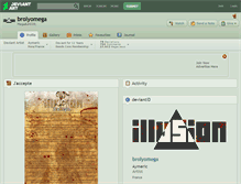 Tablet Screenshot of brolyomega.deviantart.com