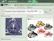 Tablet Screenshot of albeiho.deviantart.com