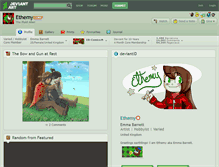 Tablet Screenshot of ethemy.deviantart.com