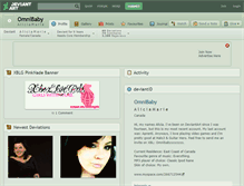 Tablet Screenshot of omnibaby.deviantart.com