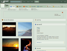 Tablet Screenshot of fisky.deviantart.com