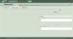 Desktop Screenshot of orphanleafeon.deviantart.com