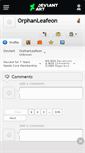 Mobile Screenshot of orphanleafeon.deviantart.com