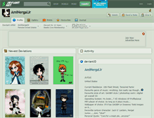 Tablet Screenshot of aminergaljr.deviantart.com