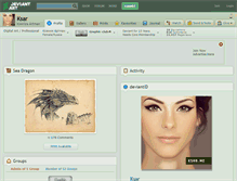 Tablet Screenshot of ksar.deviantart.com