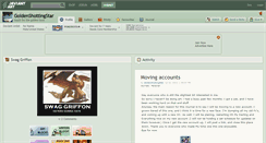 Desktop Screenshot of goldenshottingstar.deviantart.com