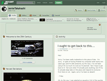 Tablet Screenshot of jamietakahashi.deviantart.com