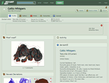 Tablet Screenshot of celtic-whispers.deviantart.com