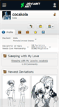 Mobile Screenshot of cocakola.deviantart.com