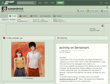 Tablet Screenshot of eyesandmind.deviantart.com
