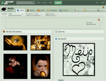 Tablet Screenshot of meijo.deviantart.com