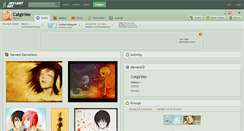 Desktop Screenshot of catgirlme.deviantart.com