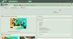 Desktop Screenshot of el-kiks.deviantart.com