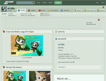 Tablet Screenshot of el-kiks.deviantart.com