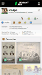Mobile Screenshot of iceape.deviantart.com