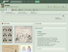 Tablet Screenshot of iceape.deviantart.com