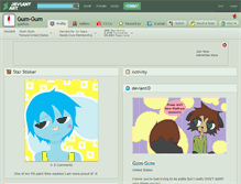 Tablet Screenshot of gum-gum.deviantart.com