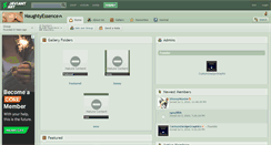Desktop Screenshot of naughtyessence.deviantart.com