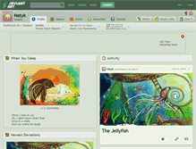 Tablet Screenshot of natyk.deviantart.com
