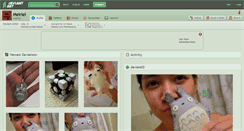 Desktop Screenshot of meiriel.deviantart.com