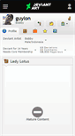 Mobile Screenshot of guylon.deviantart.com