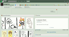 Desktop Screenshot of manganime.deviantart.com