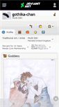 Mobile Screenshot of gothika-chan.deviantart.com
