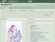 Tablet Screenshot of gothika-chan.deviantart.com
