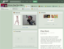 Tablet Screenshot of knives-chau-fan-club.deviantart.com