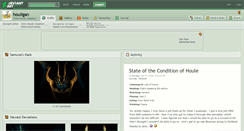 Desktop Screenshot of houligan.deviantart.com