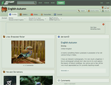 Tablet Screenshot of english-autumn.deviantart.com