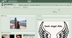 Desktop Screenshot of dark-angel-riku.deviantart.com