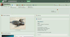 Desktop Screenshot of falconberry.deviantart.com