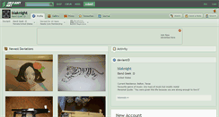 Desktop Screenshot of blaknight.deviantart.com