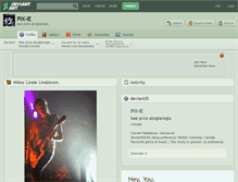 Tablet Screenshot of pix-ie.deviantart.com