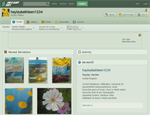 Tablet Screenshot of hayleykathleen1234.deviantart.com