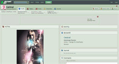 Desktop Screenshot of cemical.deviantart.com