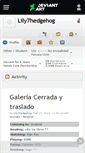 Mobile Screenshot of lily7hedgehog.deviantart.com