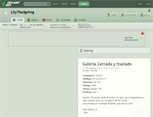 Tablet Screenshot of lily7hedgehog.deviantart.com