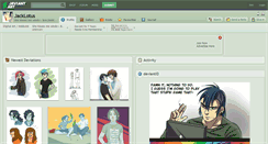 Desktop Screenshot of jacklotus.deviantart.com