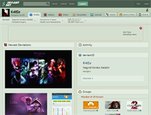 Tablet Screenshot of k4tee.deviantart.com
