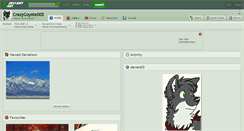 Desktop Screenshot of crazycoyote005.deviantart.com