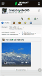 Mobile Screenshot of crazycoyote005.deviantart.com