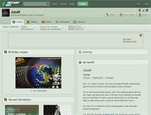 Tablet Screenshot of jucali.deviantart.com