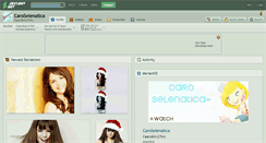 Desktop Screenshot of caroselenatica.deviantart.com