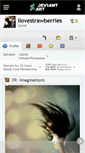 Mobile Screenshot of ilovestrawberries.deviantart.com